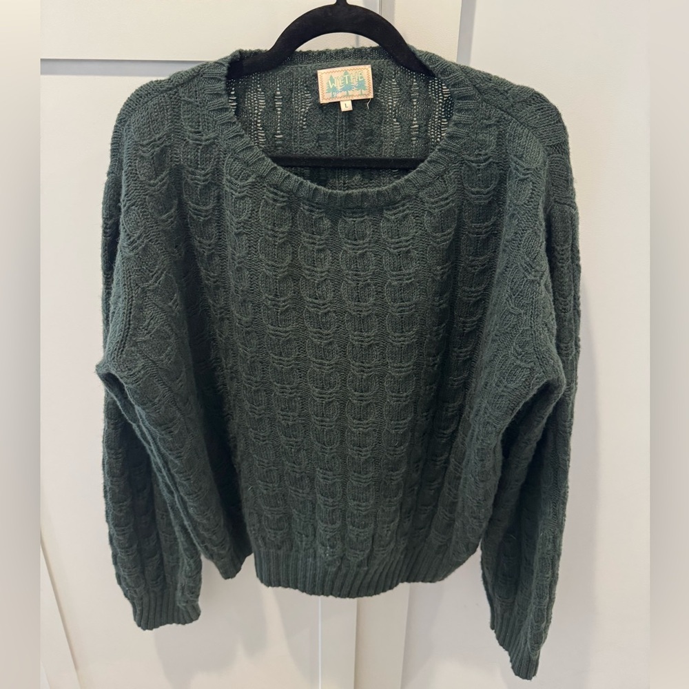 Wythe Knit Wool Sweater - L